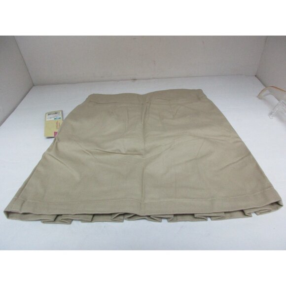 Girl's Cherokee Pleated Scooter Skirt Size 6X Khaki New !!! - Picture 2 of 3